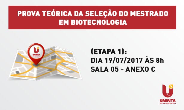 Local de Prova - Mestrado em Biotecnologia