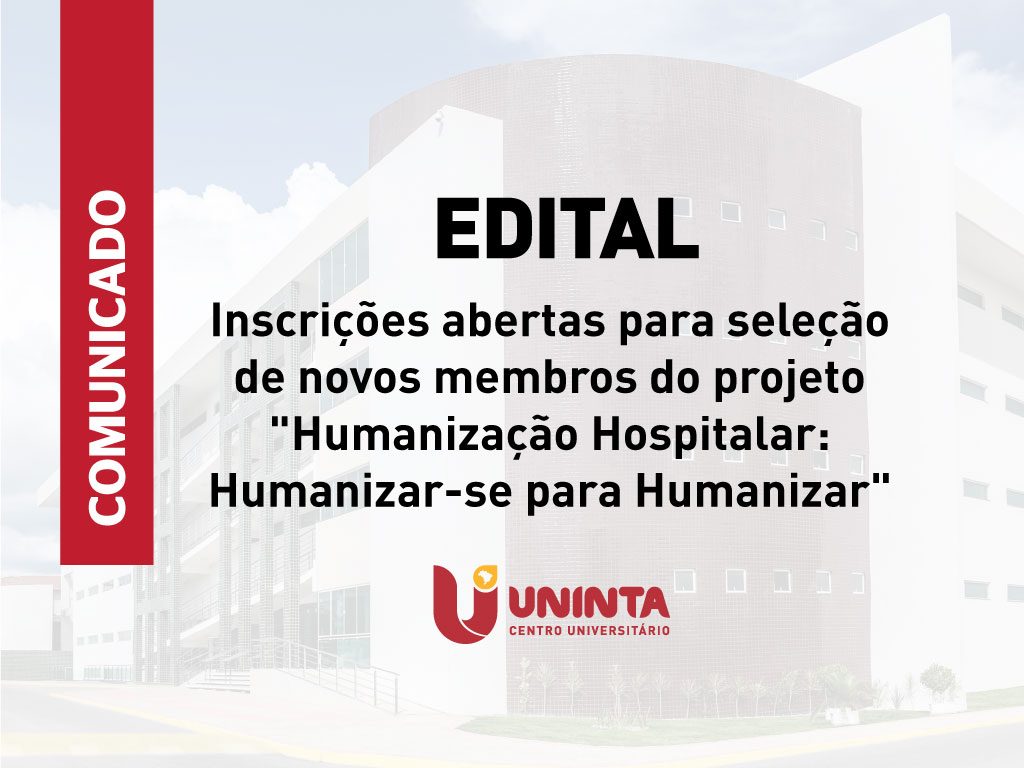 Curso de Enfermagem seleciona novos membros do Projeto Humanização Hospitalar