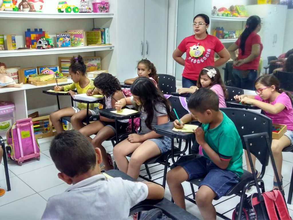 Pedagogia desenvolve o projeto reforço na aprendizagem na escola Padre Osvaldo