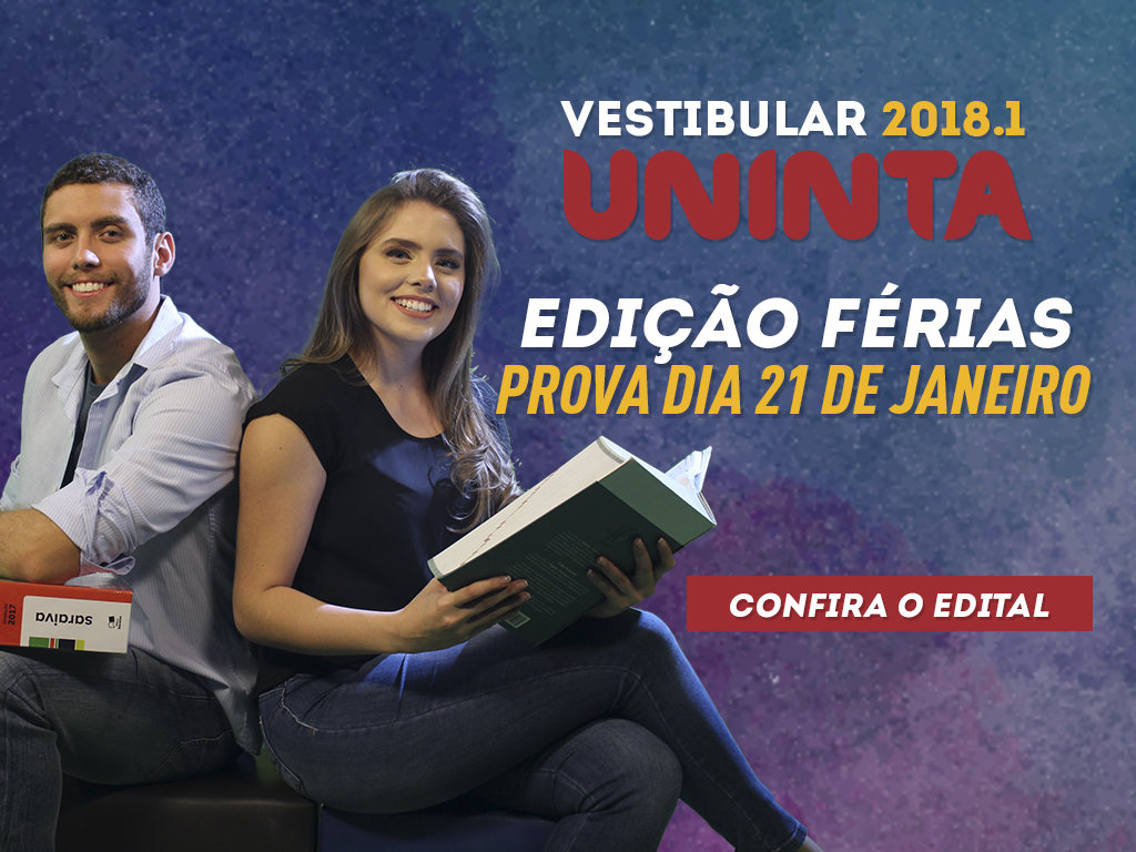 UNINTA lança Vestibular de Férias 2018.1