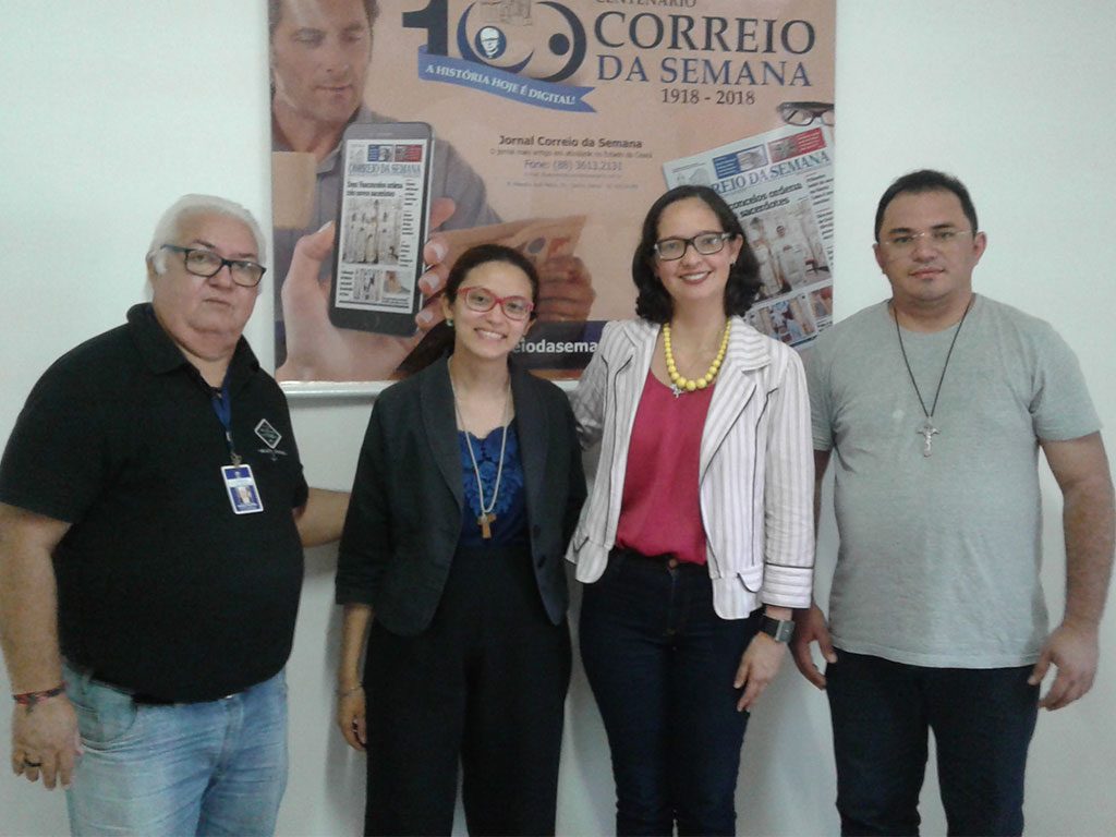 Curso de Jornalismo participa de comemorações do centenário do Correio da Semana