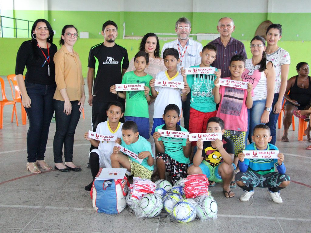 Educação Física UNINTA e NAPI iniciam projeto de futsal para crianças