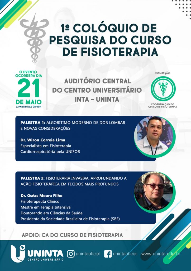 I Colóquio de Pesquisa do Curso de Fisioterapia