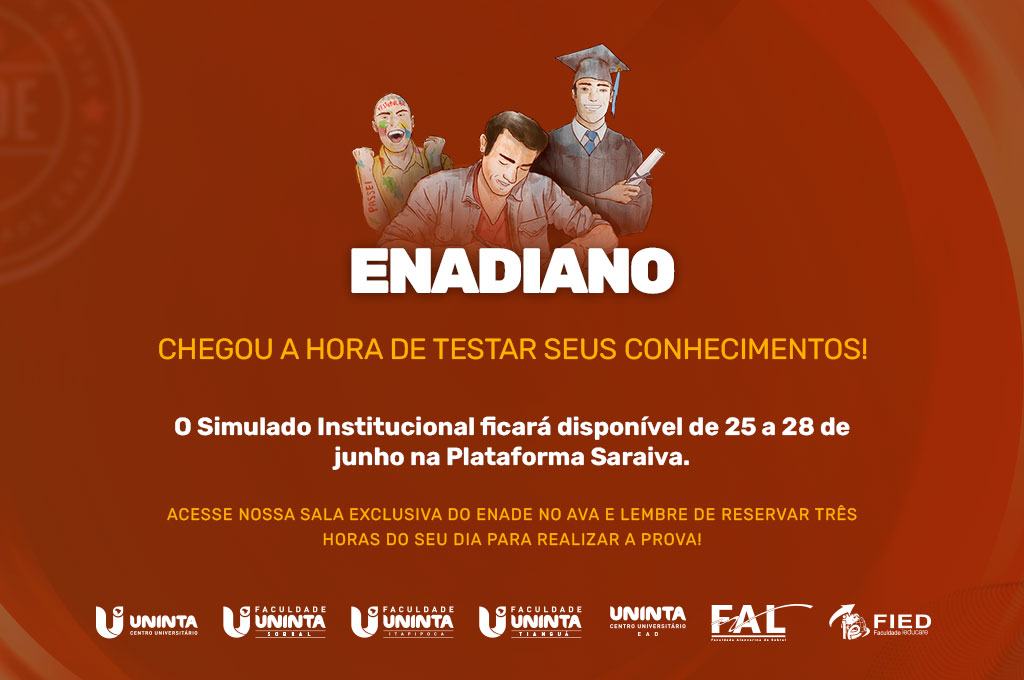 ENADE 2021: Simulado Institucional está disponível aos estudantes