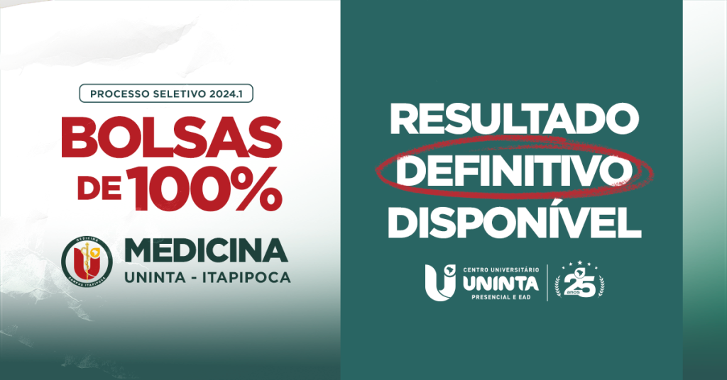 Resultado Final da Seleção de Bolsistas para o Curso de Medicina no UNINTA Campus Itapipoca é divulgado