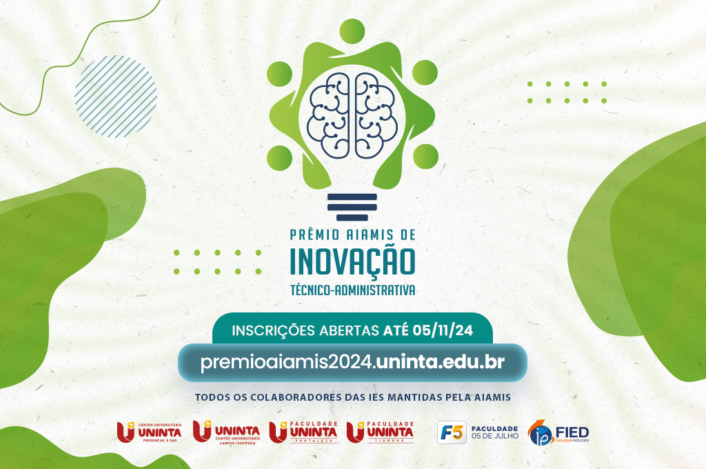 Inscrições abertas para o Prêmio AIAMIS de Inovação Técnico-Administrativa 2024