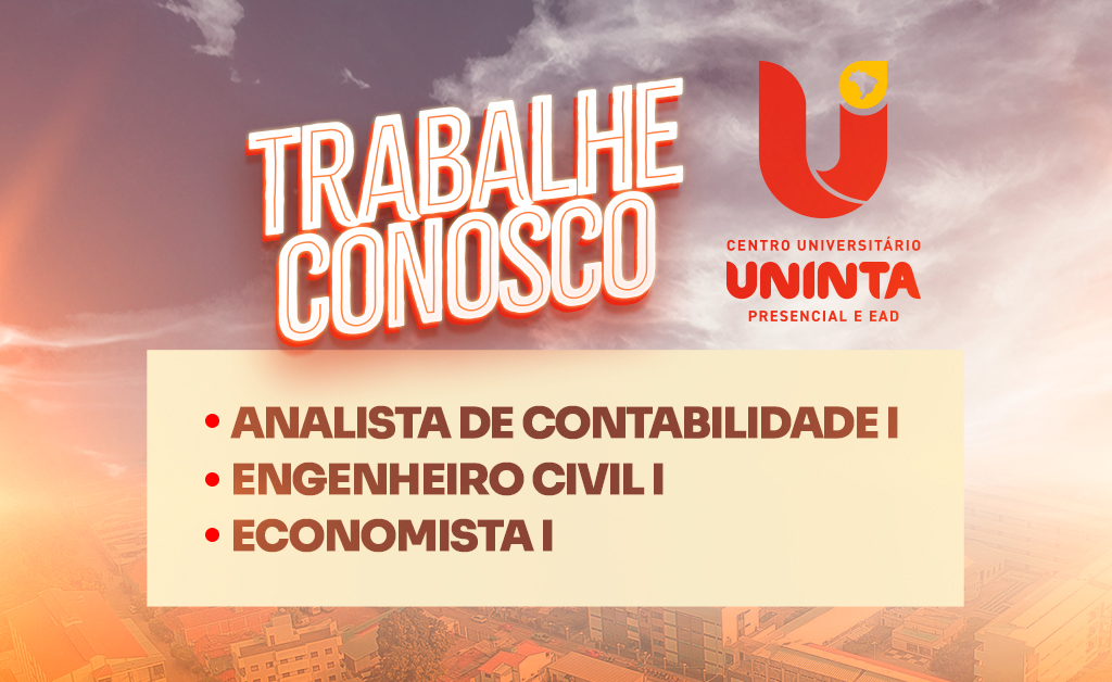 TRABALHE CONOSCO: Vagas para economistas, analistas de contabilidade e engenheiros civis 