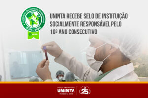 UNINTA recebe Selo de Instituição Socialmente Responsável pelo 10º ano consecutivo